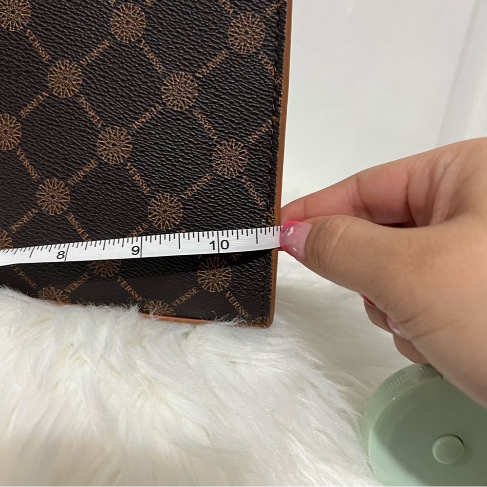 💗 Brown Patterned Handbag - Picture 10 of 12